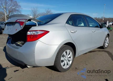2016 Toyota Corolla S из США, поврежденный, VIN 2T1BURHE0GC603127